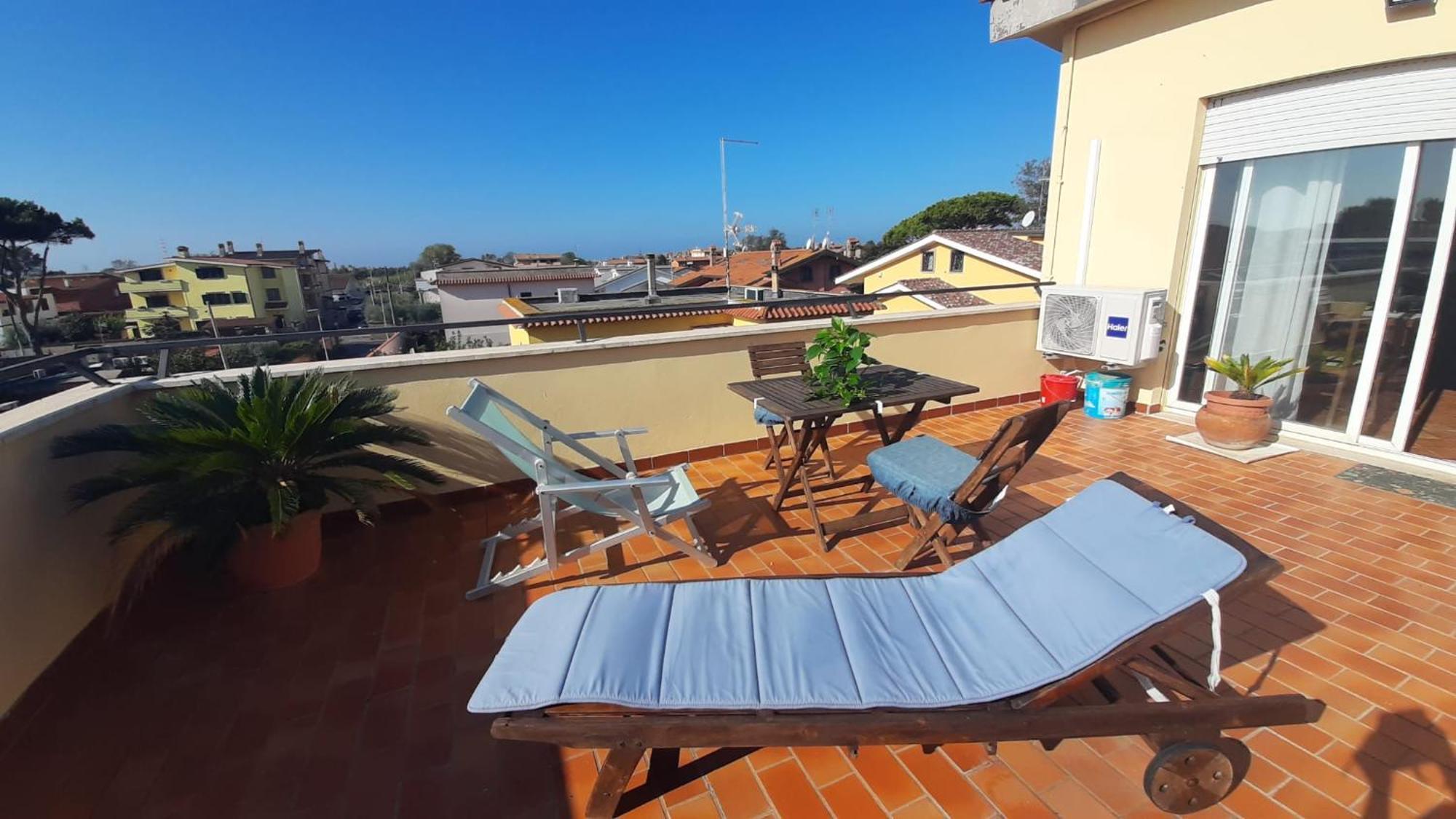 La Terrazza Sul Faro Apartman Fiumicino Kültér fotó
